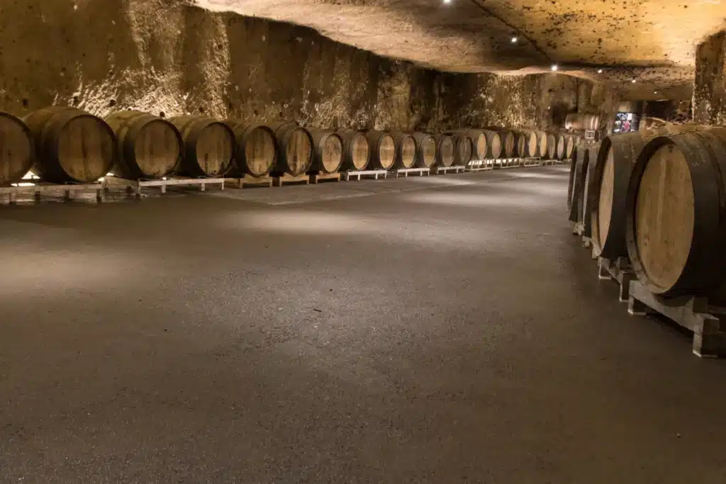 Visite guidée et dégustation de vin dans une cave troglodytique à Saumur